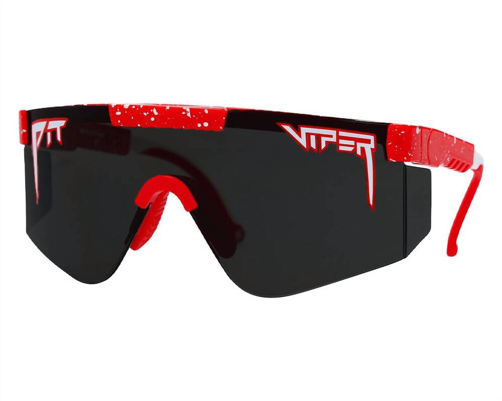 NEW PIT VIPER men's the responder 2000 sunglasses in red/black